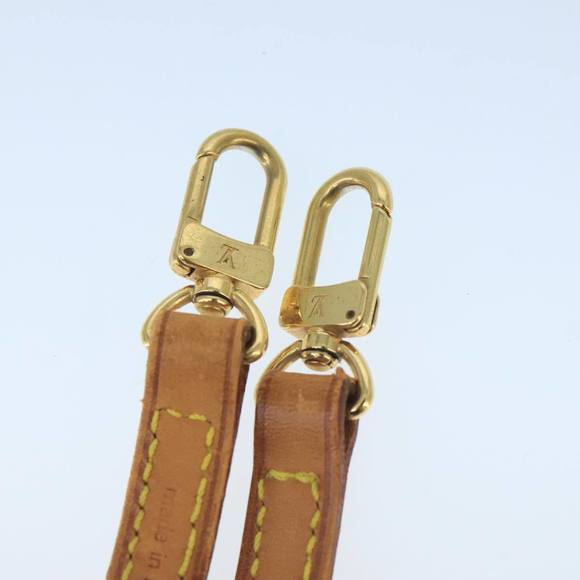 LOUIS VUITTON Shoulder Strap Leather 46.9"" Beige LV Auth ar12885 - Picture 8 of 8